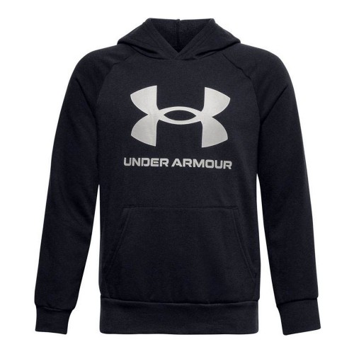 Children’s Hoodie Under Armour Fleece Rival Big Logo Black image 1