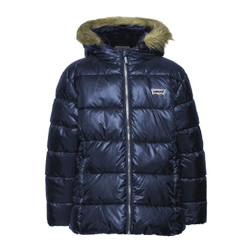 Bērnu Sporta Jaka Levi's Fur Puffer Girl Tumši zils image 1