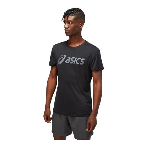 Vīriešu Krekls ar Īsām Piedurknēm Asics Core Melns image 1