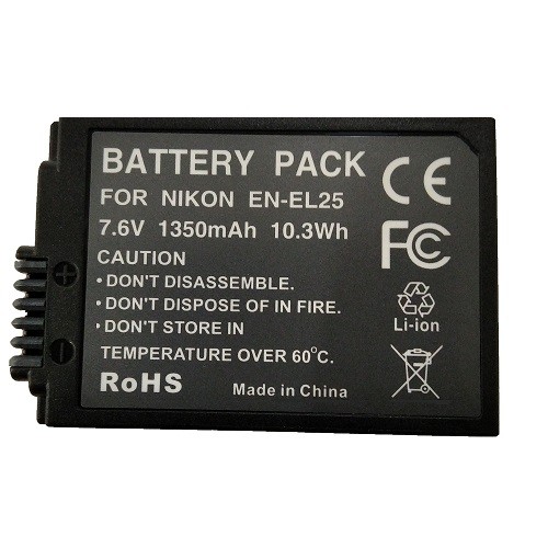 Extradigital Nikon EN-EL25 аккумулятор, 1350mAh image 1