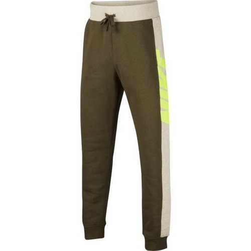 Children's Tracksuit Bottoms Nike Fleece Kids Olive image 1