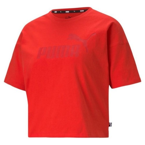 Women’s Short Sleeve T-Shirt Puma Essentials Logo Red image 1