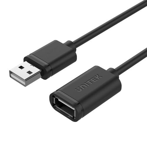 UNITEK Y-C450GBK USB cable 2 m USB 2.0 USB A Black image 1