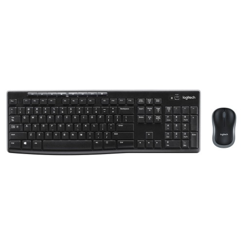 Keyboard and Wireless Mouse Logitech MK270 QWERTY English image 1