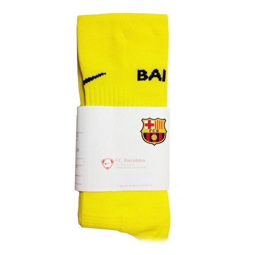 Pieaugušo Futbola Zeķes Nike FCB Home Away Dzeltens image 1