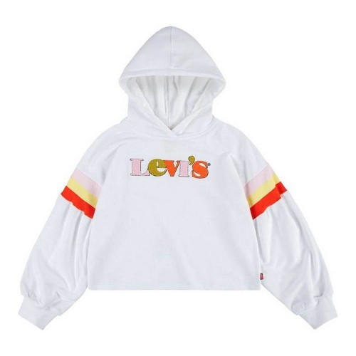 Children’s Sweatshirt Levi's  Full Sleeve High Rise White image 1