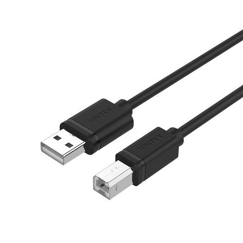 UNITEK Y-C420GBK USB cable 3 m USB 2.0 USB A USB B Black image 1