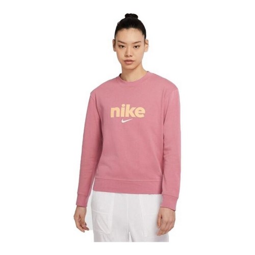 Women's long sleeve T-shirt Nike Crew Pink image 1