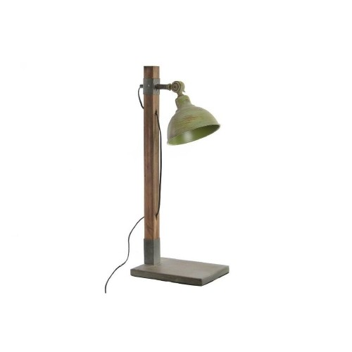 Galda lampa DKD Home Decor Metāls Koks (30 x 16 x 63 cm) image 1