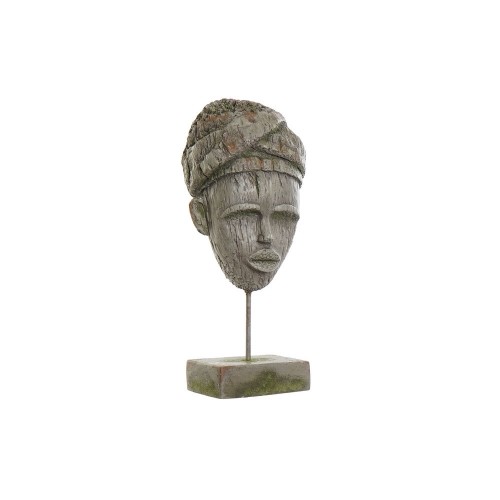 Decorative Figure DKD Home Decor 24 x 15 x 58 cm Grey Colonial African Woman image 1