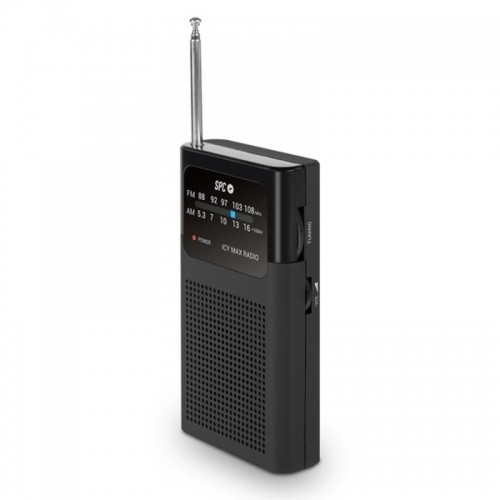 Transistor Radio SPC SPC Icy Max AM/FM 0,3W NEGRO image 1