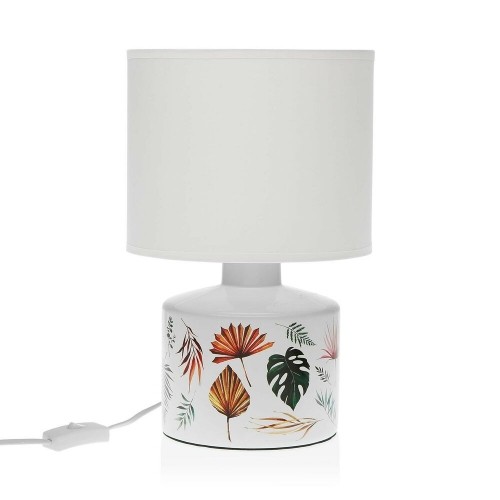 Bigbuy Home Galda lampa Roxanne Loksnes Keramika (22,5 x 35 x 22,5 cm) image 1