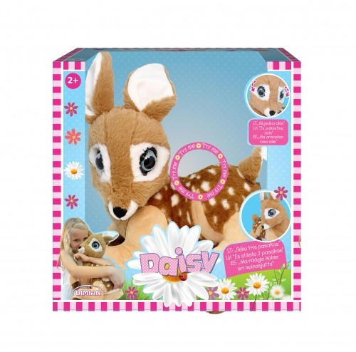 BAMBOLINA plush Daisy with moving glitter eyes and speaking three fairy tales, LV version, BD2021LV image 1