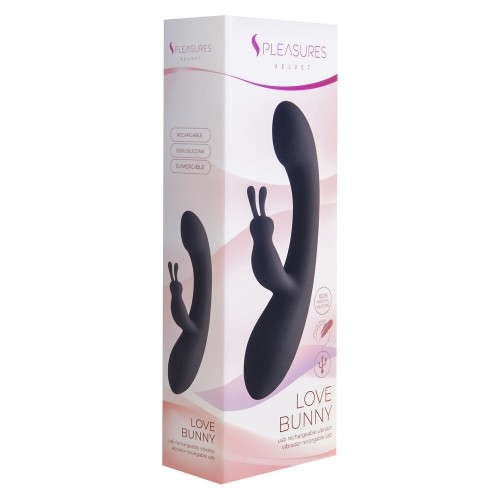 Rabbit Vibrator S Pleasures Black Pink (18,7 x 3,5 cm) image 1
