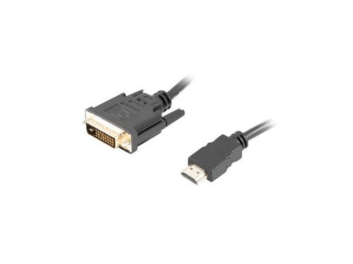 Lanberg CA-HDDV-20CU-0018-BK video cable adapter 1.8 m HDMI Type A (Standard) DVI-D Black image 1