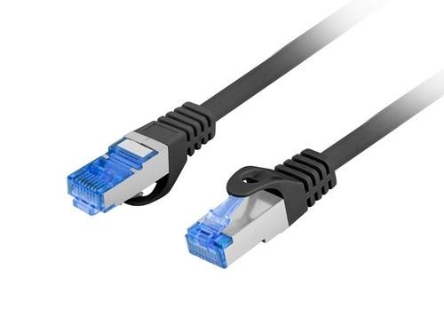 Lanberg PCF6A-10CC-0200-BK networking cable Black 2 m Cat6a S/FTP (S-STP) image 1