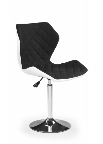 Halmar MATRIX 2 bar stool, color: white / black image 1