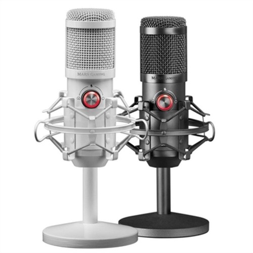 Table-top Microphone Mars Gaming MMICXW White Black image 1