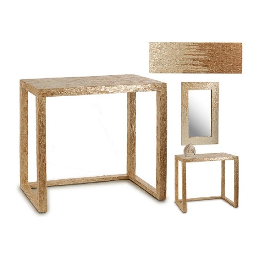 Gift Decor Стол Бежевый Мебель для прихожей Перламутр DM (30,5 x 78 x 90,5 cm) image 1