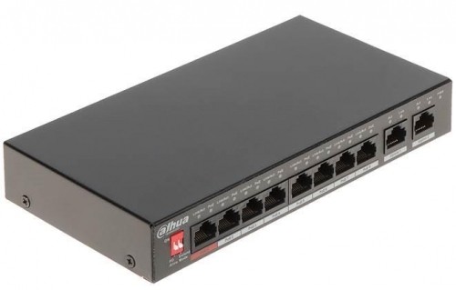 Switch|DAHUA|PFS3010-8ET-96-V2|Desktop/pedestal|PoE ports 8|96 Watts|DH-PFS3010-8ET-96-V2 image 1