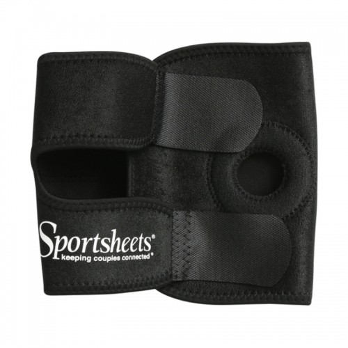 New Comers Strap Sportsheets Black image 1