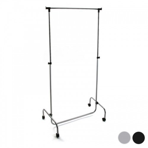 Extendable Coat Rack Versa Silver Silver Metal 45 x 170 x 80 cm (45 x 170 x 80 cm) image 1