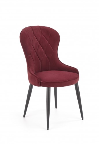 Halmar K366 chair, color: dark red image 1