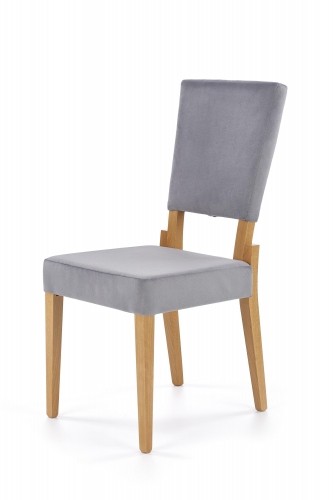 Halmar SORBUS chair, color: honey oak / grey image 1