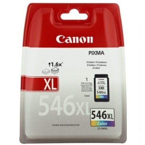 Tintes kārtridžs Canon Pixma CL-546XL, 13ml, krāsains image 1