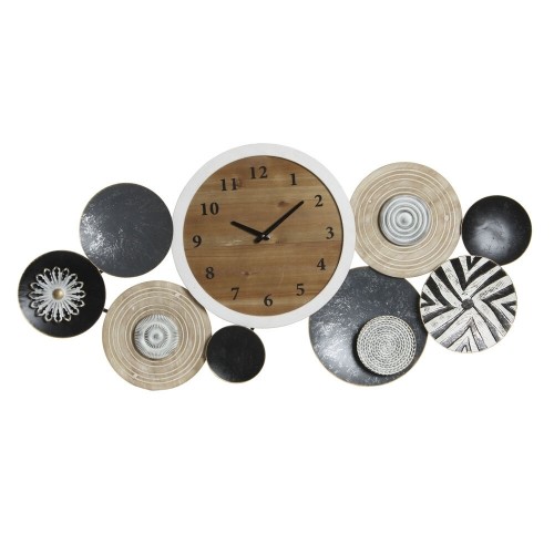 Настенное часы DKD Home Decor Металл Деревянный (105.4 x 6.5 x 51.5 cm) image 1