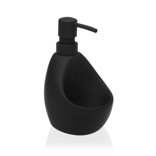 Bigbuy Home Дозатор мыла Чёрный Керамика (9,5 x 16,5 x 11 cm) image 1