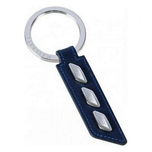 Keychain Maserati KMU4160113 Leather Blue image 1