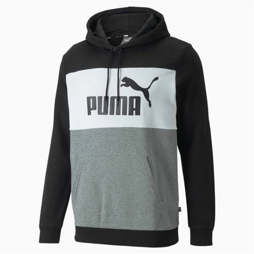Vīriešu Sporta Krekls ar Kapuci Puma Graphic Melns image 1
