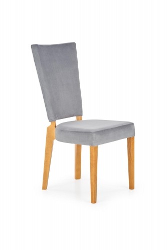 Halmar ROIS chair, color: honey oak / grey image 1