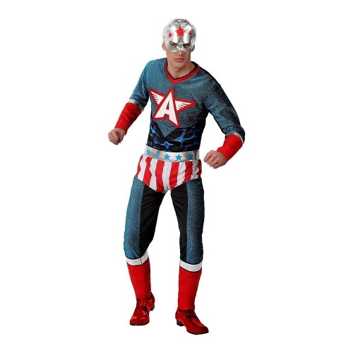Bigbuy Carnival Маскарадные костюмы для взрослых American Captain XXL image 1