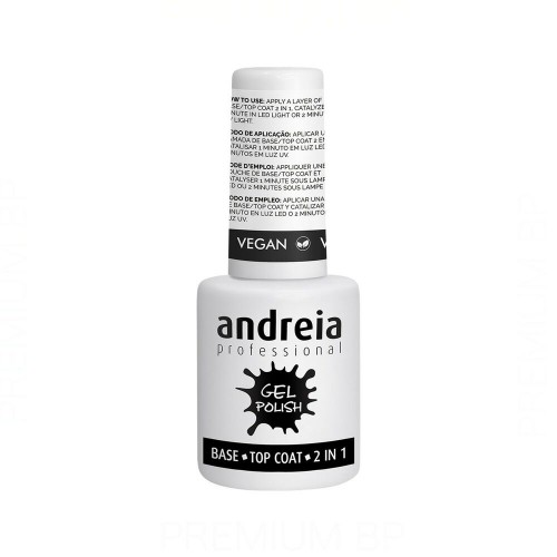 Nail polish Andreia Gel Polish Base Top Coat 2-in-1 (10,5 ml) image 1