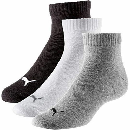 Спортивные носки Puma Quarter Plain 3 Чёрный (39-42) image 1