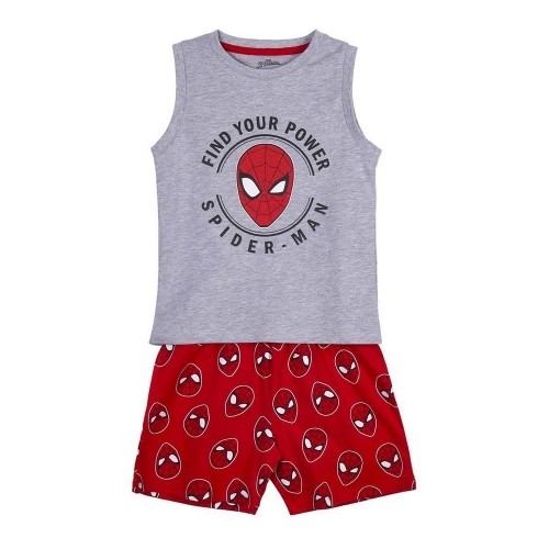 Vasaras pidžamu zēniem Spiderman Pelēks image 1