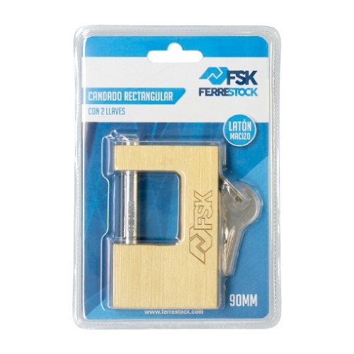 Key padlock Ferrestock 90 mm image 1