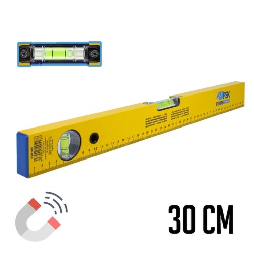 Spirit Level Ferrestock Magnetic Aluminium 30 cm image 1