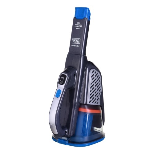 Black+decker Black & Decker BHHV520BF handheld vacuum Black, Blue, Silver Bagless image 1