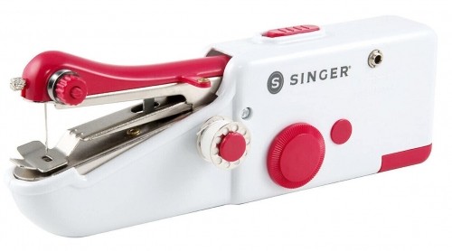 SINGER Stitch Sew Quick Mini mechanical sewing machine AA Battery White image 1