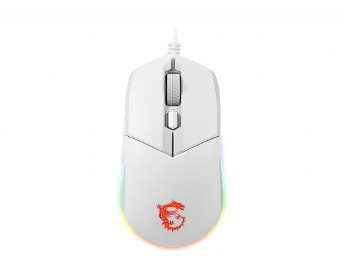 MOUSE USB OPTICAL GAMING/CLUTCH GM11 WHITE MSI image 1