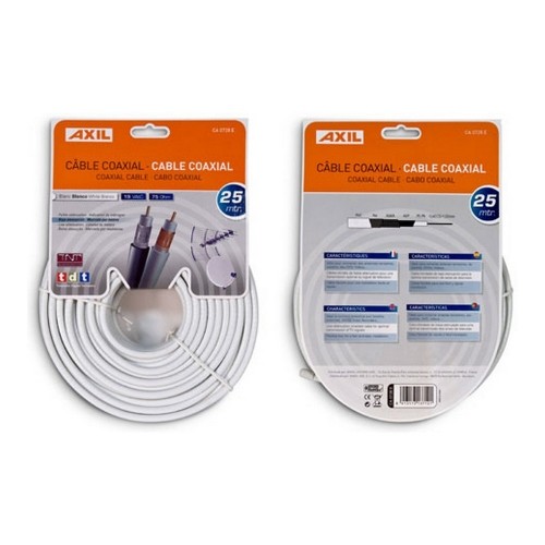 Coaxial TV Antenna Cable Engel 25 m White image 1