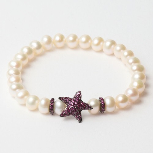 Ladies' Bracelet Lancaster JLA-BR-STAR-5-WH 16 mm image 1