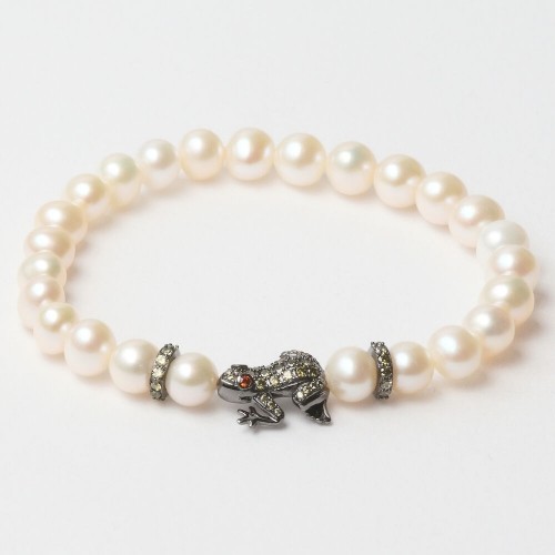 Ladies' Bracelet Lancaster JLA-BR-FROG-3-WH 16 mm image 1