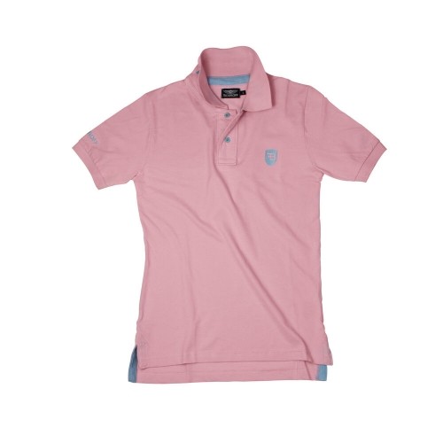 Men’s Short Sleeve Polo Shirt Bobroff Pink image 1