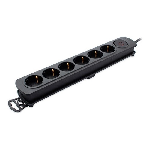 Power Socket - 6 Sockets with Switch TM Electron 250 V image 1