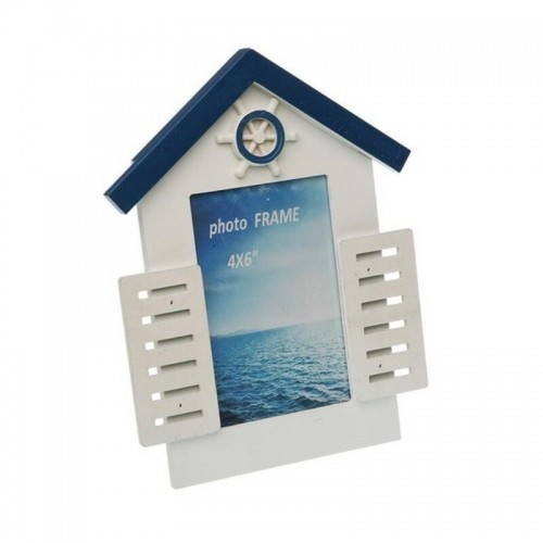 Bigbuy Home Фоторамка Blue Sea Деревянный MDF image 1