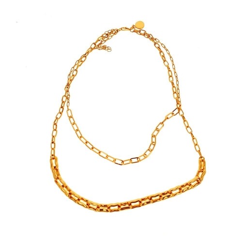 Ladies'Necklace Lola Casademunt Golden Chain image 1